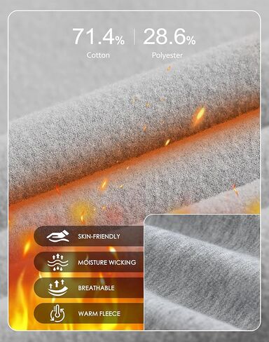 JWM Men's Fleece Open Bottom Sweatpants Straight Leg Uncuffed Cotton Athletic Running Lounge Pants with Zipper Pockets in Kuwait