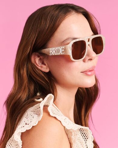 xo, Fetti Bride Sunglasses | Bachelorette Gift, Bridal Shower, Bride To Be, Bach Party, Beach Accessory, Neutral Cream Ivory, Bikinis and Martinis, Seashells and Wedding Bells, Tortoise in Saudi Arabia