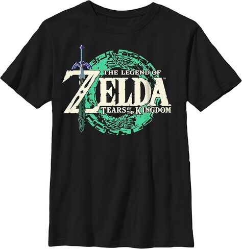 Boy's Nintendo The Legend of Zelda: Tears of the Kingdom Game Logo T-Shirt in Kuwait