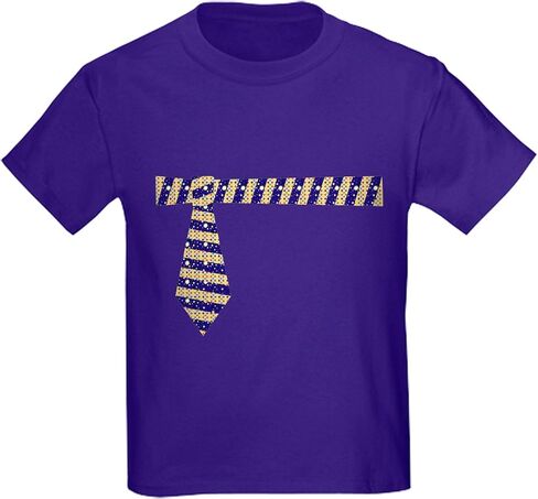 CafePress A Father's Day Tie T Shirt Kids Dark Cotton T-Shirt in Saudi Arabia