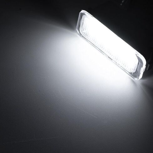 x xotic tech Pair LED License Plate Light Lamps Error Free Compatible with Ford Edge CMAX Ranger or Jaguar XJ XF, 18-SMD Xenon White (Replace Part# 6M2Z13550A 6M2Z-13550-A C2D16179 FO2875100) in Saudi Arabia