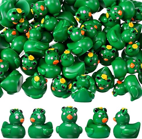 Soulchen 50 Pcs Mini Panda Ducks Bulk Resin Tiny Duck Figurines Little Small Animal Miniatures Figures Cute Panda Home Decor for Micro Garden Cake Toppers Desktop Craft Gifts Adults in Saudi Arabia