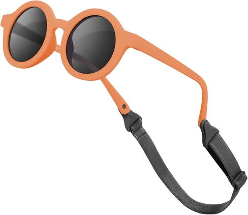 Baby Sunglasses with Strap Polarized Flexible UV400 for Infant Toddler Boys Girls Age 0-36 Months in Saudi Arabia