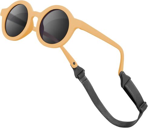Baby Sunglasses with Strap Polarized Flexible UV400 for Infant Toddler Boys Girls Age 0-36 Months in Saudi Arabia
