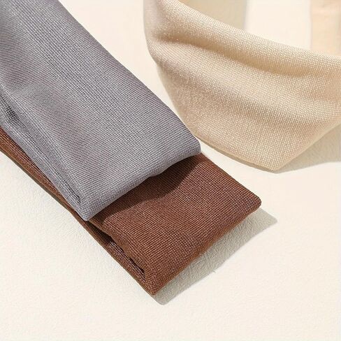 Headbands for Women, 7 Pack Stretchy Non-Slip Cotton Hair Bands, Soft Fabric Headbands for Sports, Workout, Yoga, Running & Daily Wear in Saudi Arabia