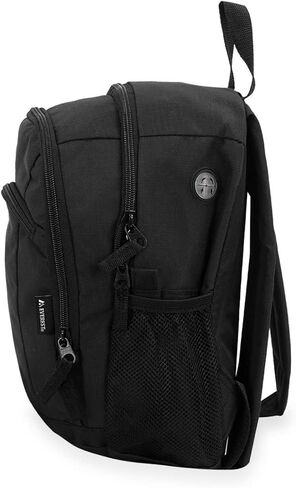 Everest Deluxe Small Backpack, Black, One Size in Saudi Arabia
