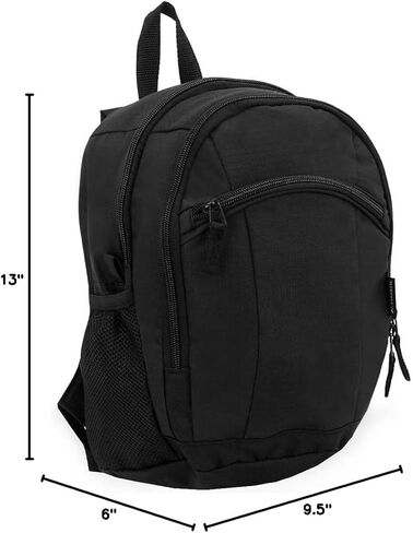 Everest Deluxe Small Backpack, Black, One Size in Saudi Arabia