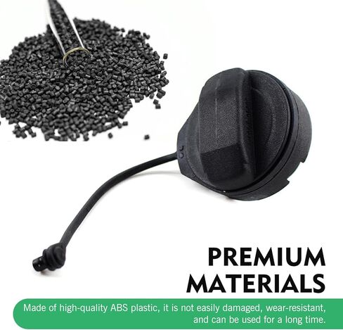 Fuel Cap for VW Golf Jetta Passat Audi A1 A2 A3 A4 A6 A8 Skoda Octavia, Leak Prevention Fuel Cap Replacement OE#1J0201550A (Black) in Saudi Arabia