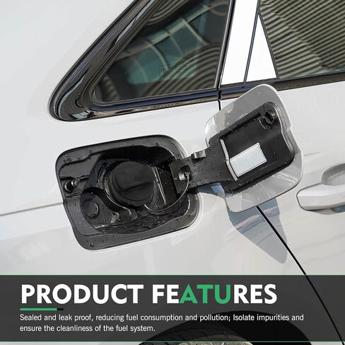 Fuel Cap for VW Golf Jetta Passat Audi A1 A2 A3 A4 A6 A8 Skoda Octavia, Leak Prevention Fuel Cap Replacement OE#1J0201550A (Black) in Saudi Arabia