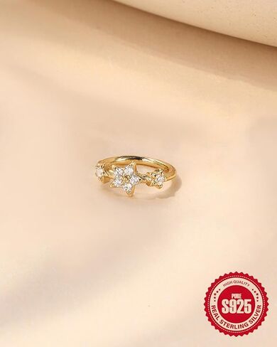 18G الأنف الدائري هوب الصلبة 925 فضة ستار تشيكوسلوفاكيا 1.0mm اللولب ثقب المجوهرات 14K مطلية بالذهب الرخ Daith الزنمة الغضروف القرط الأنف سلس النساء هدية in Saudi Arabia