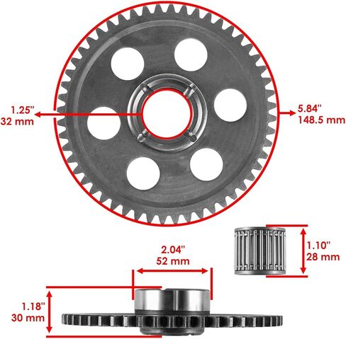 Replacement For Starter Clutch Gear Idler For Yamaha YFM660R Raptor 660R 2001-2003 Mod-C26C-28832 in Saudi Arabia