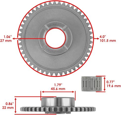 Replacement For Starter Clutch Gear Idler fits Honda TRX250TM Recon 250 2x4 2002 2003 2004-2025 Mod-C26C-31815 in Saudi Arabia