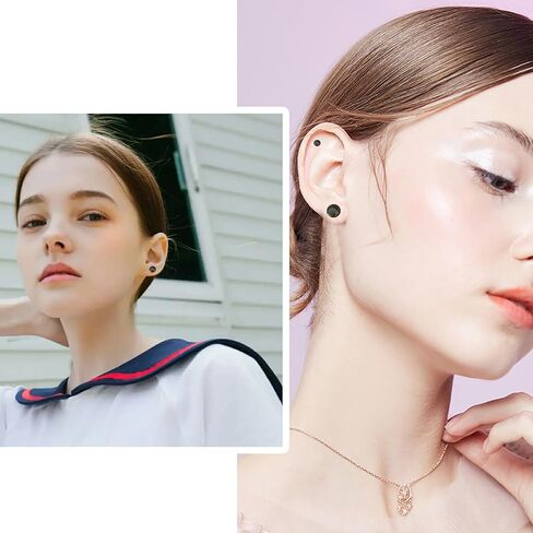 20PCS Glass Ear Stretching Kit,1.6-6mm Hypoallergenic Ear Gauge Plugs,Single Flare Plugs Glass Plugs,Body Piercing Jewelry Set for Piercing,Stretching & Ear Expanders in Kuwait