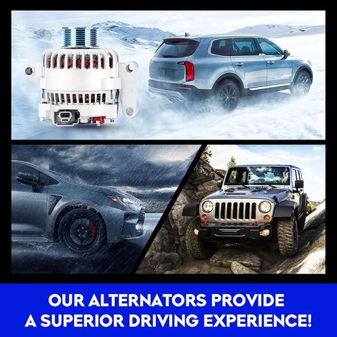 7796 Alternator New for Ford F250 F350 Super Duty 7.3L V8 1999-2001, for Ford Excursion 7.3L V8 2000-2001, Replace for AFD0055, 40014044, F81U10300EB, F81Z10346EA, 23805 in Saudi Arabia
