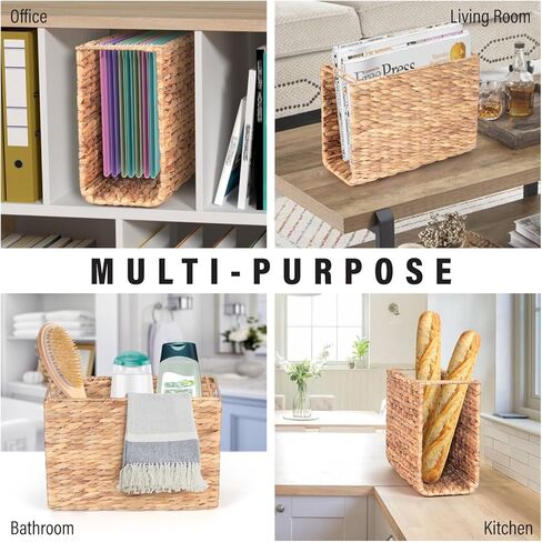 Hanging File Desk Organizer, File Folder Organizer with Handle for Letter Size, Portable Hanging Filing Box for Home Office Document Storage (Option 1) in Saudi Arabia