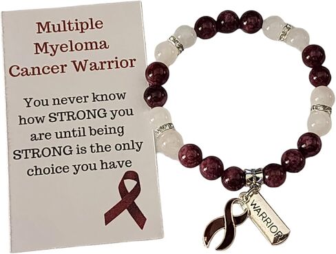 Multiple Myeloma Cancer Awareness Beaded Bracelet in Saudi Arabia