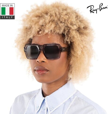 نظارات شمسية Ray-Ban RB4408 MAGELLAN BIO-BASED مربعة الشكل للرجال والنساء مع مجموعة نظارات RAYBAN الرسمية in Saudi Arabia