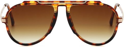 EYLRIM Oversized Retro Aviator Sunglasses for Women Men 70s Trendy Gold Metal Sun Glasses Pilot Shades in Saudi Arabia