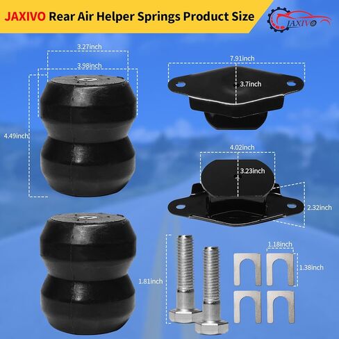 Rear Bump Stop Rubber, Super Duty SES, Fit for Ford F-250 2WD 4WD(2017-Present), Rear Air Helper Springs Kit Replace FR250SDJ in Saudi Arabia