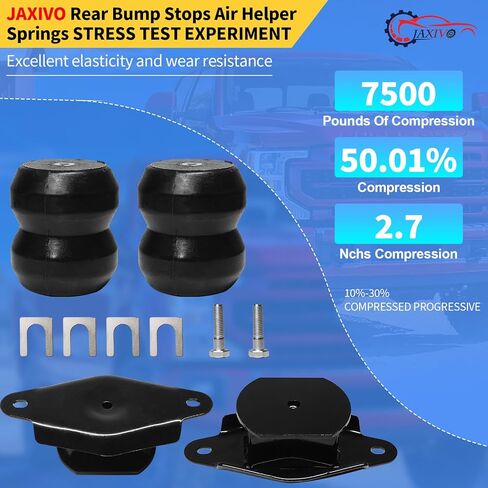 Rear Bump Stop Rubber, Super Duty SES, Fit for Ford F-250 2WD 4WD(2017-Present), Rear Air Helper Springs Kit Replace FR250SDJ in Saudi Arabia