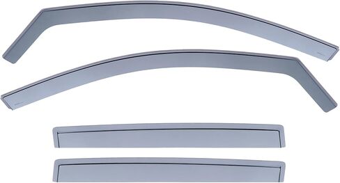 WellVisors in-Channel Side Window Visors Wind Deflectors 4Pcs Compatible with Mercedes-Benz 2016-2022 GLC-SUV Rain Guards 3-351MB006 in Saudi Arabia