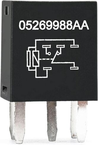 2 قطعة 1R1672، 5269988AA، 56049018AA، 68382350AA، AR533، 56-2070، RAA1494، RAA1569 مرحل متعدد الأغراض مناسب لشاحن دودج مناسب لرام 1500 داكوتا 2000-2011 2013 2015-2022، 12 فولت 25 أمبير 5 دبابيس in Saudi Arabia
