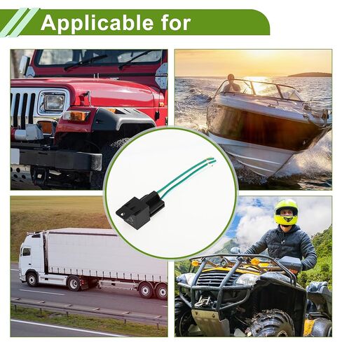 4 Pins 72V 40A Auto Relay with Plastic Hanging Hole with Harness Socket Waterproof Car Relay 1 Pc in Saudi Arabia