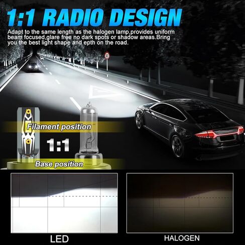 Fit For Ford Explorer (2002 2003 2004 2005) bulbs,9005 9006 High Low Beam and 9145 Fog Light bulbs Combo kit, 6000K White light, 30000LM 500% Brightnes Bulbs, with Fan, Plug n Play, pack of 6 in Kuwait