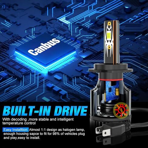 Fit For Ford Explorer (2002 2003 2004 2005) bulbs,9005 9006 High Low Beam and 9145 Fog Light bulbs Combo kit, 6000K White light, 30000LM 500% Brightnes Bulbs, with Fan, Plug n Play, pack of 6 in Kuwait