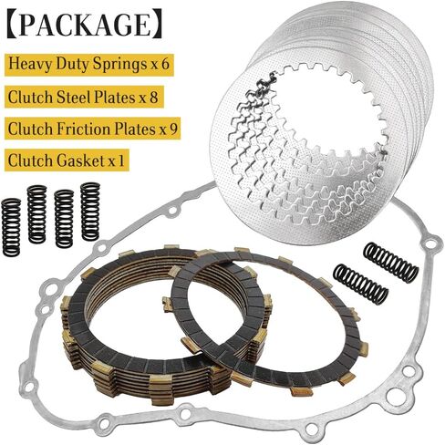 Clutch Kit & Friction Steel Plates Cover Gasket Compatible with Yamaha FZ-09 FZ09 2014 2015 2016 FJ-09 2015 2016 in Saudi Arabia
