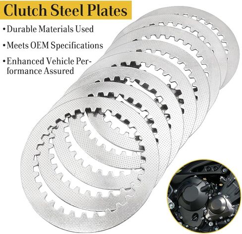 Clutch Kit & Friction Steel Plates Cover Gasket Compatible with Yamaha FZ-09 FZ09 2014 2015 2016 FJ-09 2015 2016 in Saudi Arabia