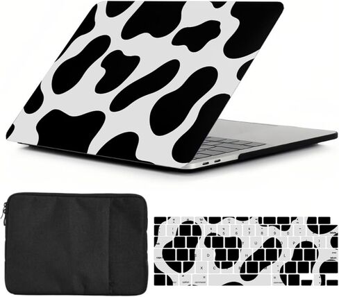 Shell Compatible for MacBook Air 15 inch 2025-2023 Years Model A3114 A2941 A3241 with M3/ M2 Chip and Liquid Retina Display, Laptop Case & Computer Sleeve & Keyboard Skin, Milk Cow Print in Saudi Arabia