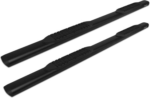 لوحات الجري من سلسلة Raptor بخطوات 5 بوصة بتصميم بيضاوي من الألومنيوم الأسود متوافقة مع الهيكل الجديد 19-26 1500 Crew Cab in Kuwait