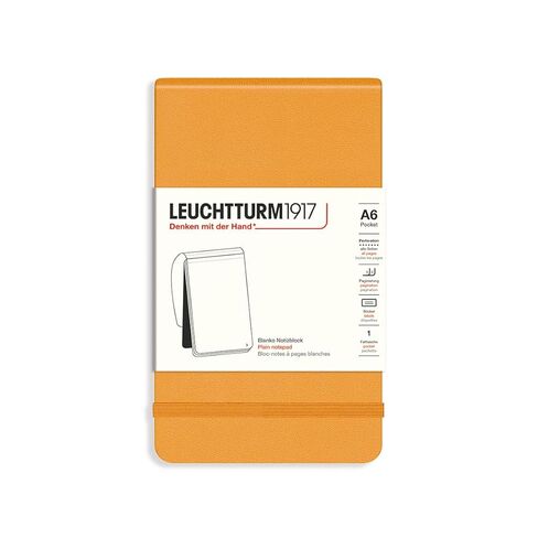 LEUCHTTURM1917 - Pocket Notepad A6-184 Micro-Perforated Pages (Plain, Rising Sun) in Saudi Arabia