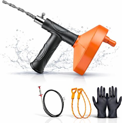 أداة إزالة انسداد تصريف شعر الثعبان، منظف الحوض للصرف الصحي والمطبخ والحمام وحوض الاستحمام والمرحاض أداة تنظيف فتاحة المصارف المسدودة، ثعبان السباكة in Kuwait