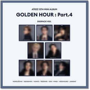 A-TEEZ GOLDEN HOUR : Part.4 [DIGIPACK Ver.] 13th Mini Album (SAN Ver.) in Saudi Arabia