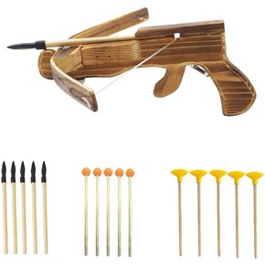 5 أعمدة أسهم من الغراء الأسود - 5 أعمدة أسهم ذات كوب شفط - 5 أعمدة أسهم كروية إسفنجية - قوس من الخيزران - قوس ونشاب محمول باليد in Kuwait