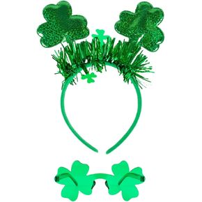 عصابات رأس ونظارات شمسية لعيد القديس باتريك، نظارات البرسيم الأخضر لحفلات عيد القديس باتريك، إكسسوارات in Kuwait
