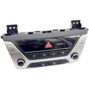 Air Conditioning Controller Panel Assembly Heating And Cooling AC Switch Knob New Factory 97250F0 Compatible For Hyundai-16-18 Elantra(Silver) in Saudi Arabia