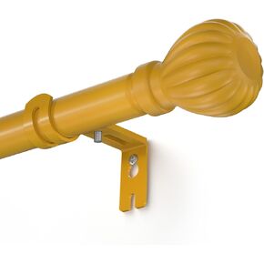 Metal Curtain Rods for Windows, 46-96 inch Cortineros Para Ventanas, Heavy Duty Metal Curtain Rod with Brackets in Saudi Arabia