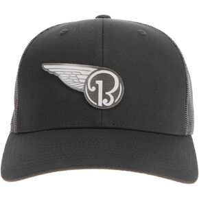 Beechcraft Half Wing Logo Velocity Trucker Hat - Pewter in Kuwait