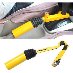 Car Gear Stick Lock, Anti-Theft Device Security Adjustable Vehicle Handbrake to Gear Stick Lock with 2 Keys, Automotive Manual Padlock Mechanism, Universal for SUV RV Truck in Saudi Arabia