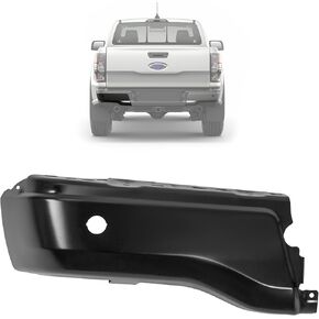 غطاء زاوية غطاء نهاية المصد الخلفي من KUAFU متوافق مع 2019-2023 Ford Ranger W/Park مجسات فتحات فولاذية مطلية بمسحوق جانب السائق الأيسر in Kuwait