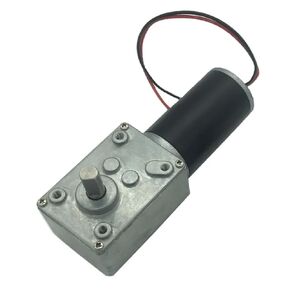 محرك برينغسمارت A58SW31ZY DC، عزم دوران عالٍ 12-24 فولت 1.6-70 كجم.سم، قفل ذاتي لعمود D لباب الطاولة الدوارة (10 دورة في الدقيقة 12 فولت) in Kuwait