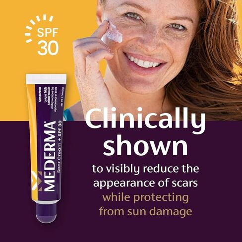 كريم Mederma Scar Plus SPF 30، واقي من الشمس، يحمي من أضرار أشعة الشمس، ويقلل من ظهور الندبات، (20 جم)، 0.7 أونصة in Kuwait