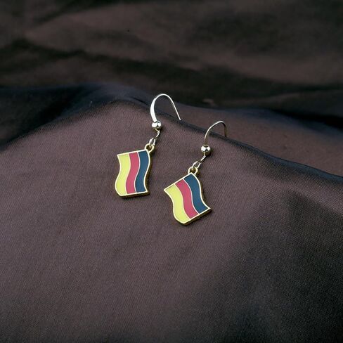 CENWA German Flag Charm Earring Germany Flag Gift National Flag Earrings in Saudi Arabia