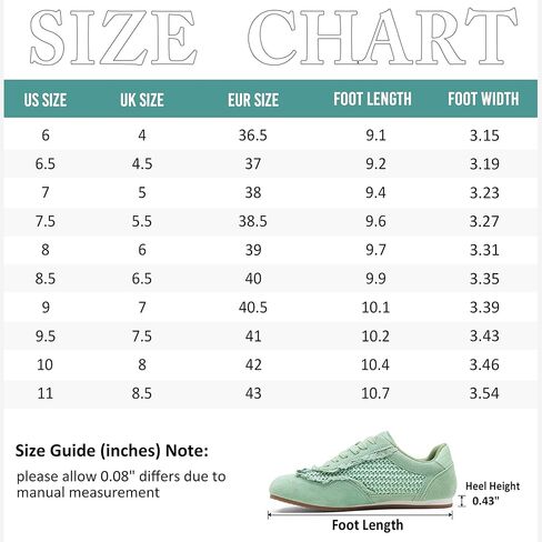 Vepose Women's Fashion Sneakers, Dressy Casual Square Toe Lace Detail Retro Tennis Shoes, Comfortable Walking 8205 Trainers in Saudi Arabia