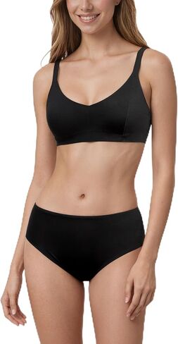 Beautikini Period Swimwear Women's Menstrual Bikini Set V Neck Leakproof Two Piece Swimsuits Bathing Suits for Teen Girls in Saudi Arabia