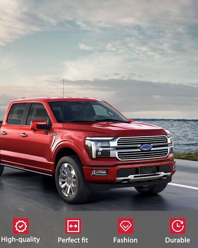 حامل لوحة الترخيص الأمامي لـ Ford F-150 2024 2025 OEM-Style المصد الأمامي لوحة الترخيص جبل لملحقات 2024 2025 Ford F150 2.7L 3.5L، استبدال #RL3Z17A385BA in Saudi Arabia