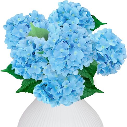 باقات تنسيق الزهور الاصطناعية، زهور حريرية زائفة مصنوعة يدويًا للديكور مع جذع، باقات زهور صناعية داخلية للطاولات وغرف المكاتب المنزلية وحفلات الزفاف in Kuwait